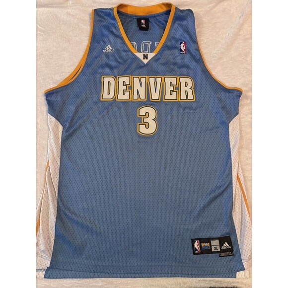 Allen Iverson Denver Nuggets Retro Throwback Swingman Jersey Mens XL Vintage NBA - Picture 4 of 8